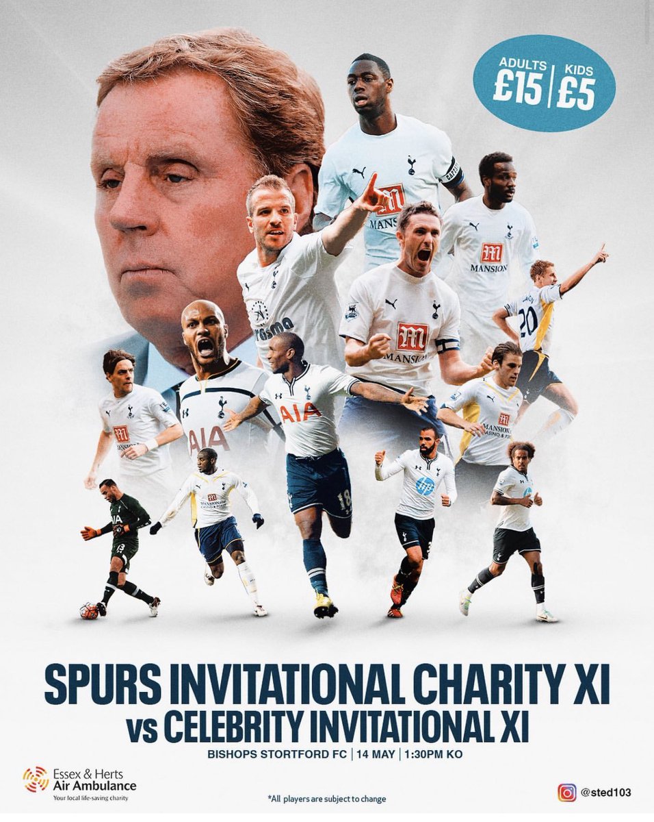 Rich_K78's tweet photo. Get your tickets!! Some great players &amp; celebs all taking part for a worthy cause. https://t.co/Hpj73k2mXt