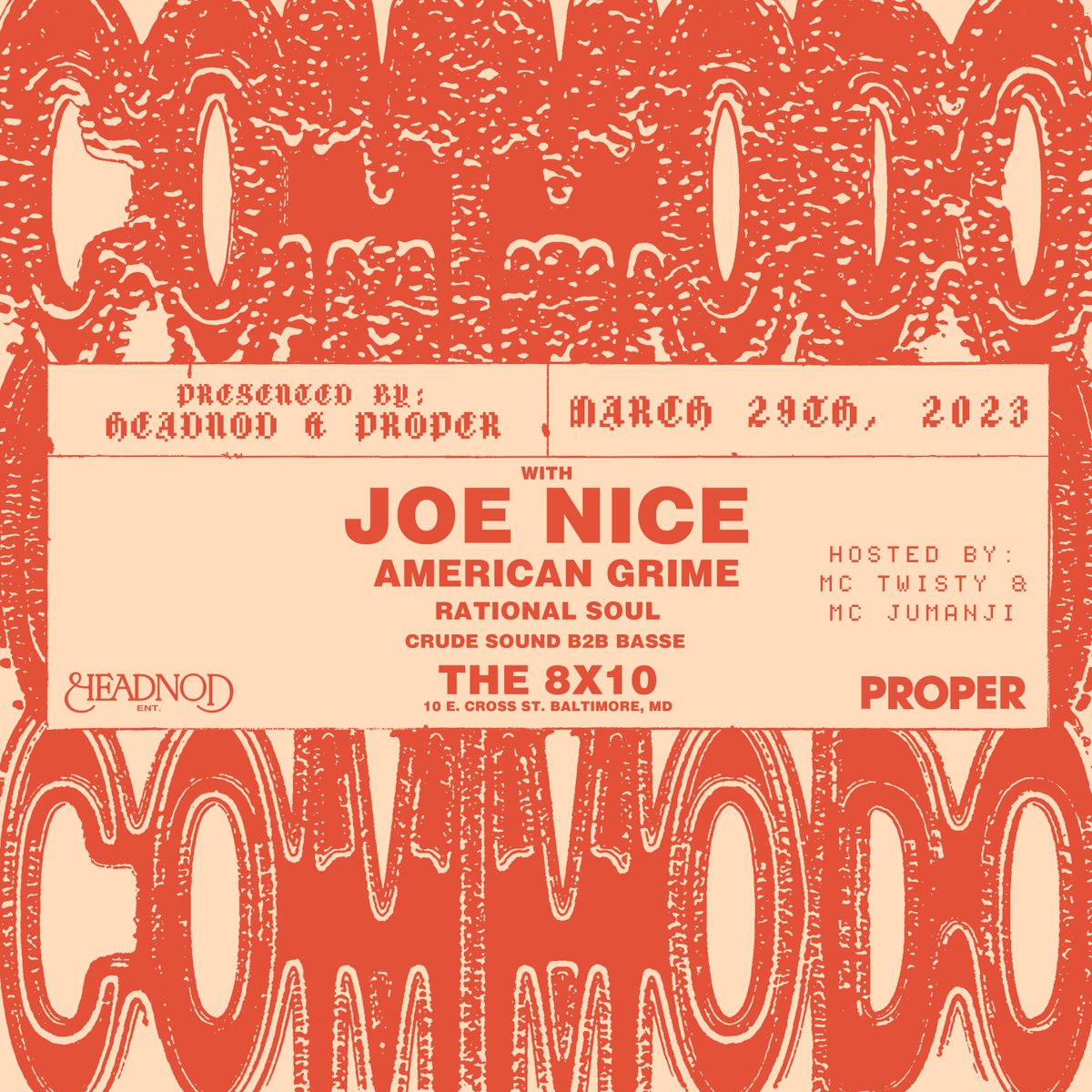 HeadnodSquad's tweet image. Double-header show announcement 🔊2️⃣

Huge figures in sound system culture are headed to the DMV the last week of March for two separate show curations and we are thrilled to be a part of them!

@commodomusic @joenicedj @mrbillstunes   @ProperEventsDMV @BluberryMgmt 

🎟️ in bio