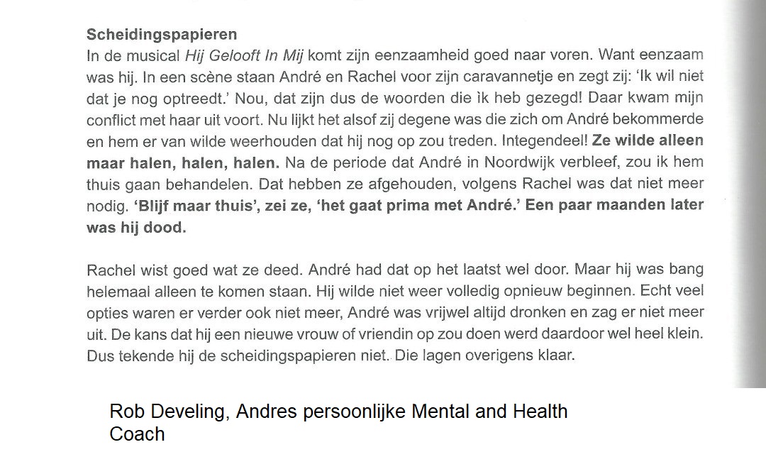 Liet Rachel doelbewust Andre Hazes, die van haar wilde scheiden,  doodgaan zodat ze alles zou erven? 

De persoonlijke coach van Hazes is Rob Develing die er het zijne van denkt in t het boek Andre Hazes &amp; Ik

#rachelhazes #andrehazes #roxannehazes #hazes