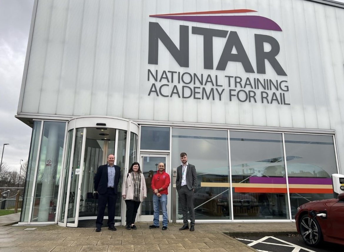Yesterday, Kieran Leese-Terry and Adam Wallbank met up with Sanj Bansal, and Hanna Hancock at NTAR, to discuss the possibility of collaboration between BK3 Training Ltd and Network Rail. Thank you for coming to visit our facility and we hope to hear from you again.