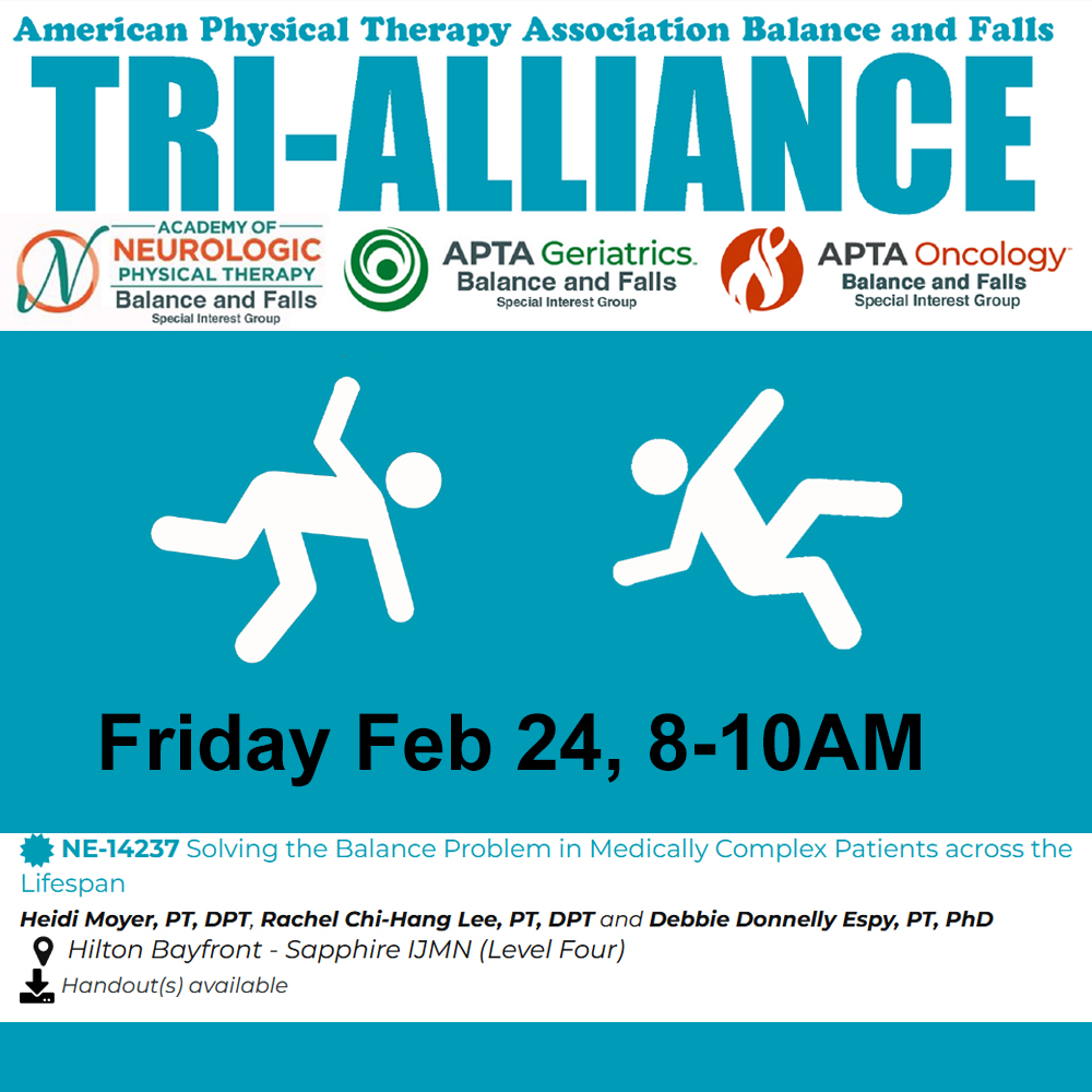 APTA Oncology Balance & Falls SIG tweet media