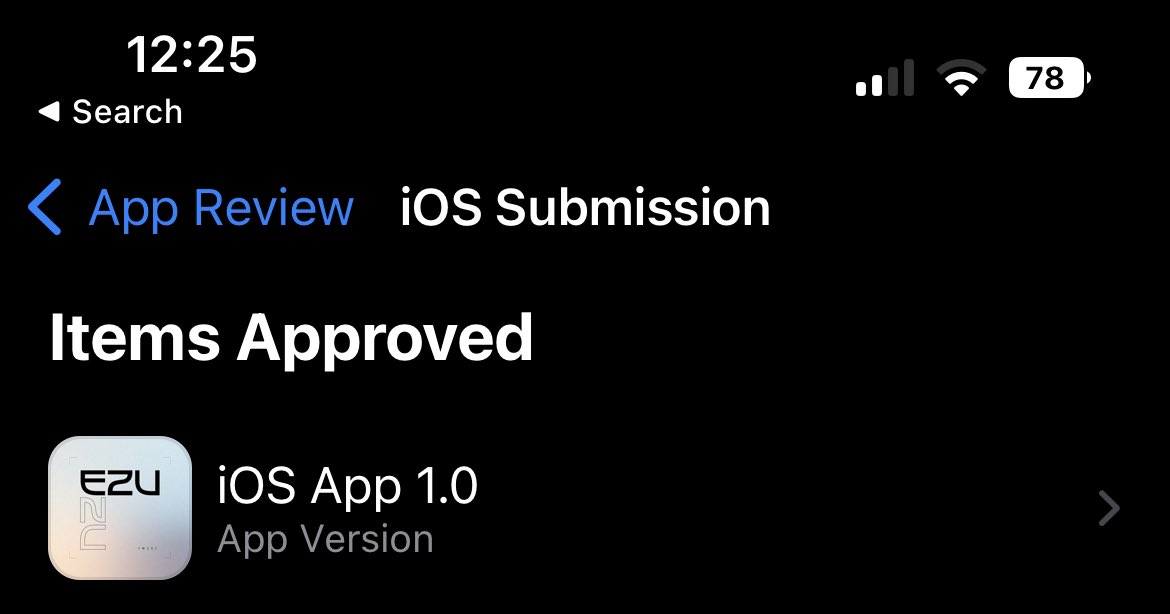 ezu_xyz's tweet image. Yesterday we received the green light from the App Store! We’ll push the app live later today. We’ll post it here and in discord!

Happy launch day!