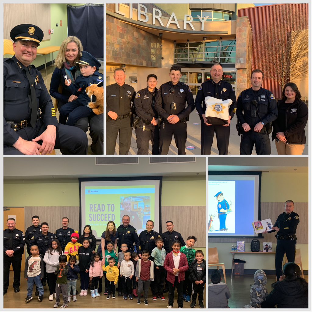 Last night I had the pleasure of reading to over 30 kids at Hillview Library as part of our Read to Succeed partnership with @sanjoselibrary #sjpd #sjpl #readtosucceed 📚📖