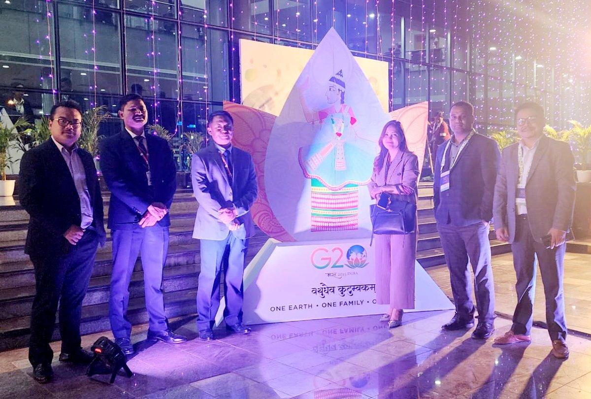 NNongpok's tweet photo. Pleased to have attended the inaugural session #G20Summit #G20Manipur #B20India https://t.co/HkDkRm20Ne