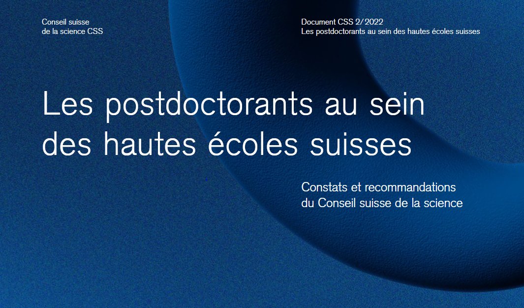 Swiss Science Council (@swiss_ssc) on Twitter photo 👏Der <a href="/Swiss_SSC/">Swiss Science Council</a> begrüsst den Vorschlag der SPK-N <a href="/ParlCH/">Parl CH</a> Drittstaatenangehörigen, die in der 🇨🇭 ein Postdoktorat abgeschlossen haben, einen vereinfachten Zugang zum 🇨🇭Arbeitsmarkt zu gewähren. 👉Empfehlung 3 unseres Postdoc-Berichts👇
wissenschaftsrat.ch/images/stories… 👏Der <a href="/Swiss_SSC/">Swiss Science Council</a> begrüsst den Vorschlag der SPK-N <a href="/ParlCH/">Parl CH</a> Drittstaatenangehörigen, die in der 🇨🇭 ein Postdoktorat abgeschlossen haben, einen vereinfachten Zugang zum 🇨🇭Arbeitsmarkt zu gewähren. 👉Empfehlung 3 unseres Postdoc-Berichts👇
wissenschaftsrat.ch/images/stories…