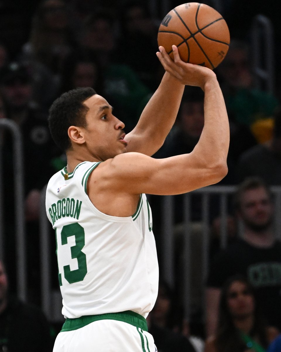 celtics's tweet photo. Your league leader in 3PT% 🔥 https://t.co/LmibCC48Vr