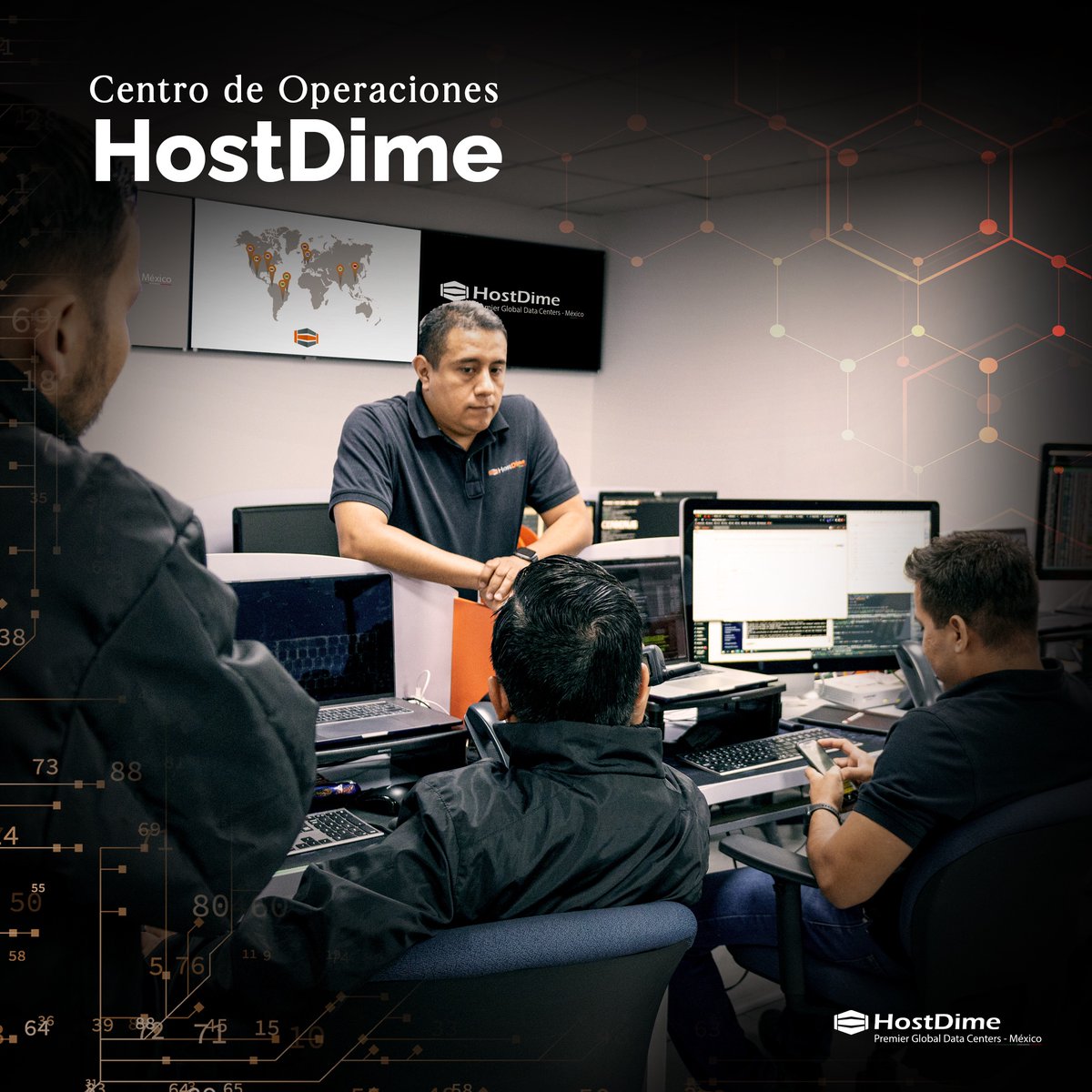 HostDimeMX's tweet photo. El #CentroDeOperaciones de #HostDimeMéxico, ofrece apoyo por el equipo de ingenieros encargados de atender, dar respuesta a nuestros clientes en el mejor tiempo de respuesta y lograr la estabilidad para sus servicios. 

#HostDime #VPS  #datacenter #Cloud #HostDimeMexico #Soporte https://t.co/ntK1Os06vE