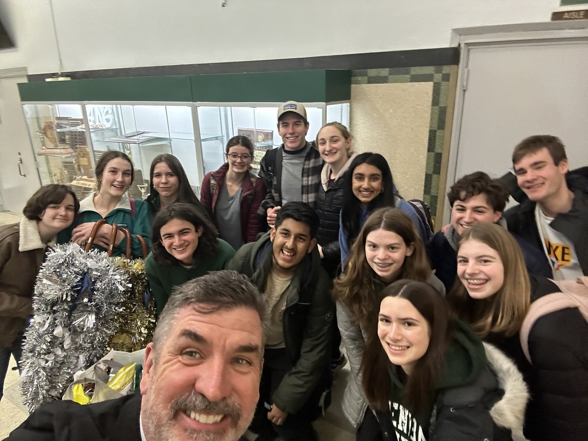 Congratulations to the Glenbard West forensics team. Here they are just before going downstate where eight events, qualified and performance in the round. Also qualified. Go West!