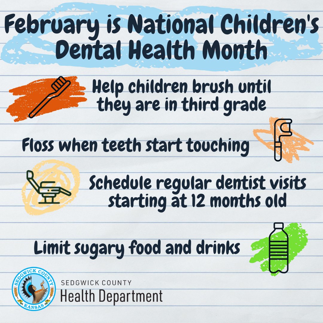 Sedgwick County on Twitter "It's National Childrens Dental Health