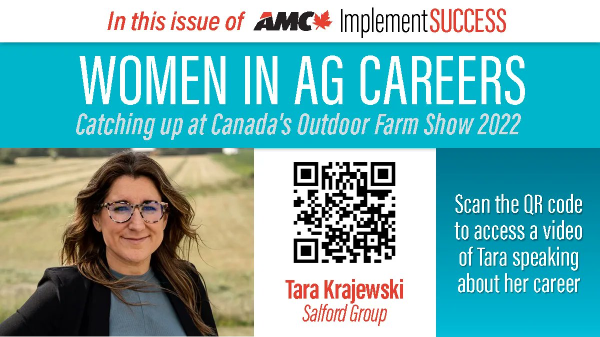 We know women are often treated differently and the #CdnAg industry is not immune. Our #WomenInAgCareers celebrates the efforts of Tara Krajewski of <a href="/SalfordGroup/">Salford Group</a>, in the recent Implement Success edition.  #CareersinAg
Read this article in full here: bit.ly/3kVlXn3