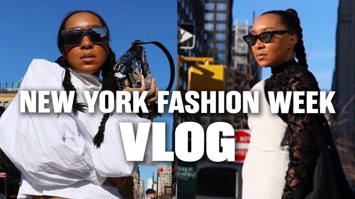 My NYFW experience is on YouTube: youtu.be/U9isRfyFCc4