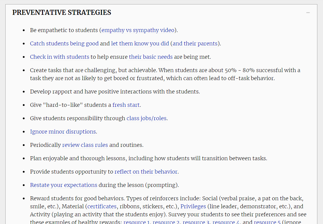 supportREALtchr's tweet photo. @CoachPPE We have lots of info and resources on this here https://t.co/T5TIfDhoOF

I would focus on proactive strategies. https://t.co/fW10bj55Hq