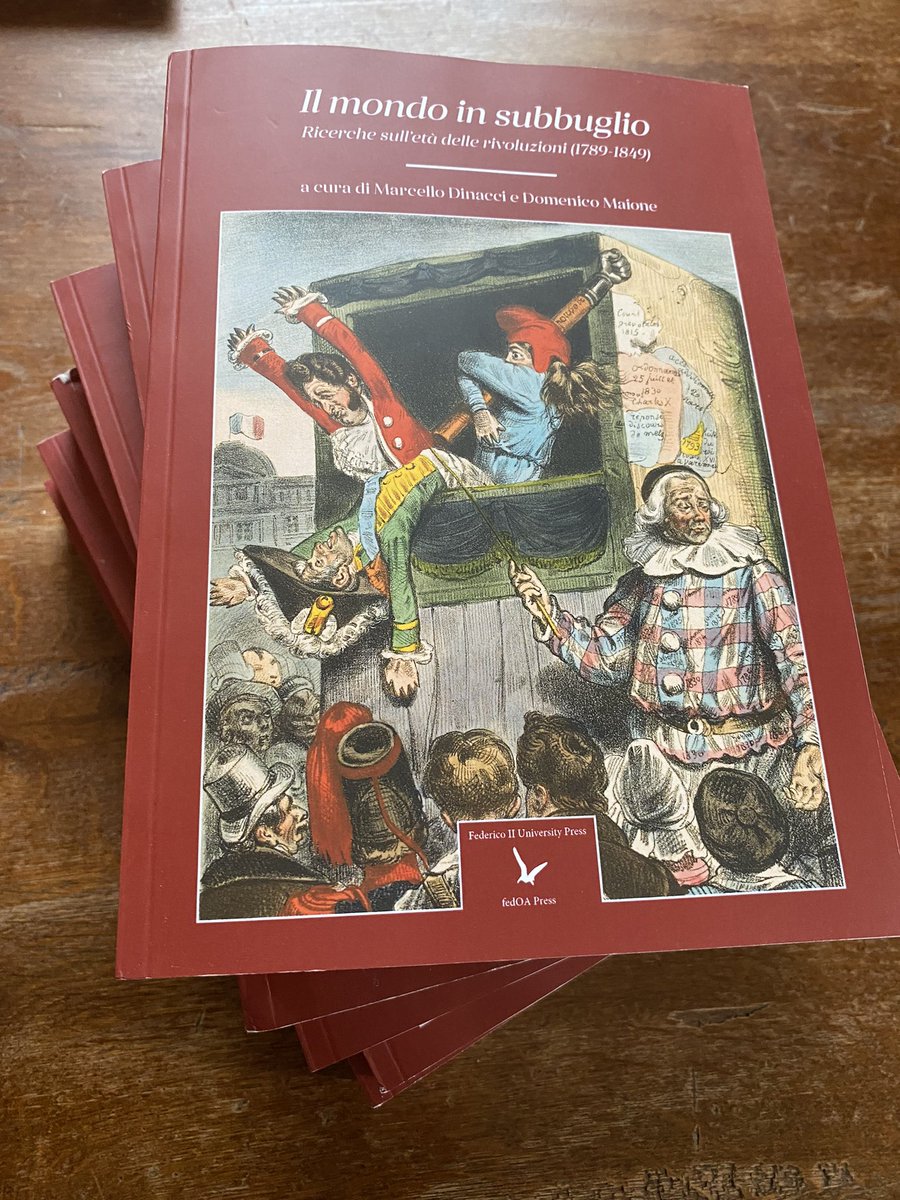 saggese_a's tweet image. Un bien bel ouvrage (auquel j’ai l’honneur de contribuer avec les collègues et amis italiens) qui vient de sortir à Naples aux éditions Frederico II ! Des exemplaires arrivés en France 😃, #revolution , #directoire , #ideologies_republicaines