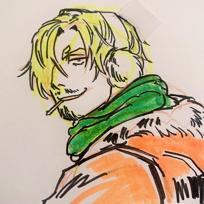 Sanji doodles for friends 