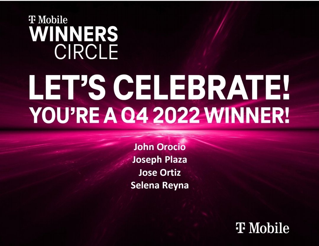 Super proud of this team! Well deserved during a crazy Q4 of 2022! Thank you for all you do! <a href="/johnorocio/">john orocio</a> <a href="/Jose_Ortiz239/">Jose Ortiz</a> Joe Plaza &amp; Selena Reyna. <a href="/EddiePryor7/">Eddie Pryor</a> @StacyJCarlson <a href="/cjgreentx/">Chris Green</a>