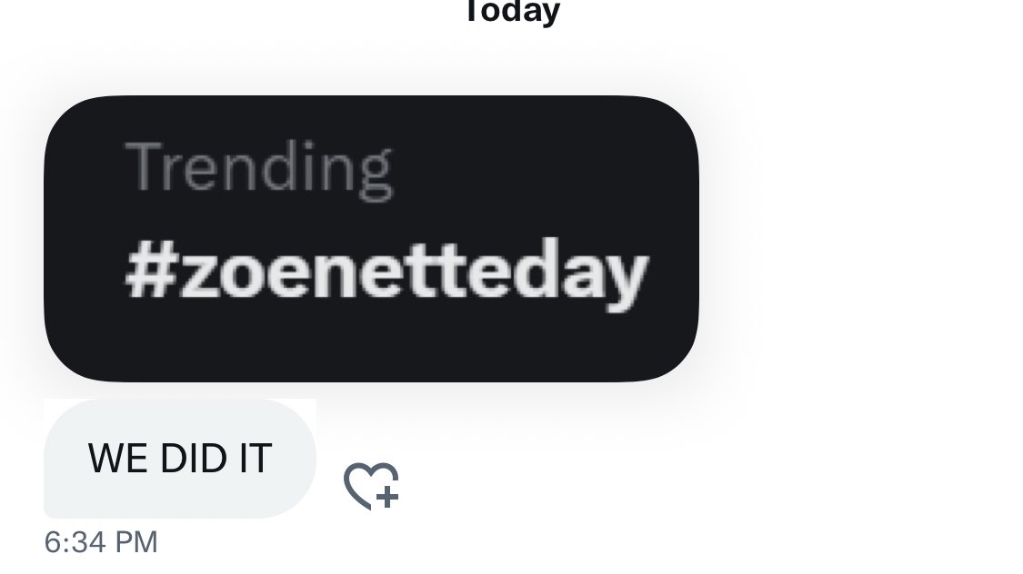 zoervna's tweet photo. YOU KIDDING ??!!!!!! #zoenetteday WE MADE IT ?? https://t.co/gf0EFYVrSO