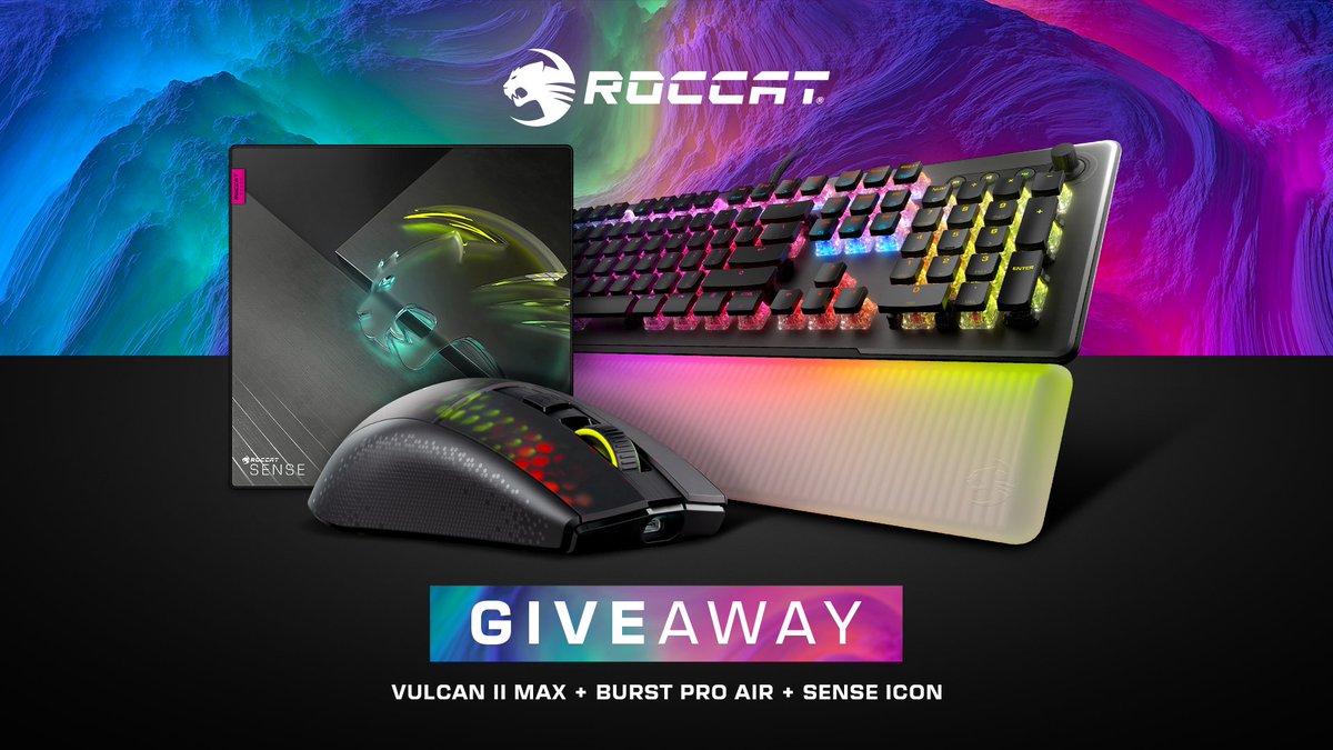 As it's #NationalRandomActsOfKindnessDay, we MUST do a giveaway! 😄

You could win yourself...

▪️ Vulcan II Max
▪️ Burst Pro Air
▪️ Sense Icon

To enter, simply follow @ROCCAT, like and retweet this post and tell us about your favorite act of kindness in the comments 👇