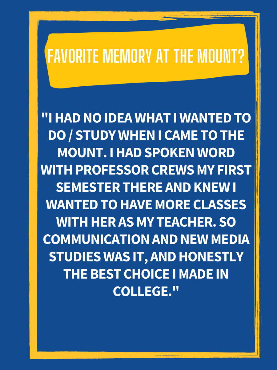 MSJCOM's tweet photo. This weeks Alumni Shoutout goes to Riley Clark. Swipe to see what life is like post-grad and advice for current students. Thank you for the awesome words of encouragement Riley, Congratulations!
#msj #alumnishoutout https://t.co/OEFzSYuLPN