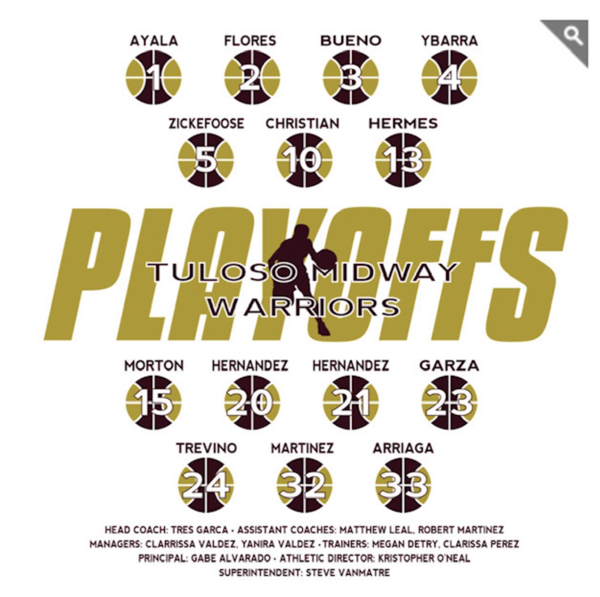 If you purchased a Warrior Basketball Playoff Shirt they may be picked up on Saturday,  February 18th between 11am-12:30pm at the MS Gym 🏀™️🏀