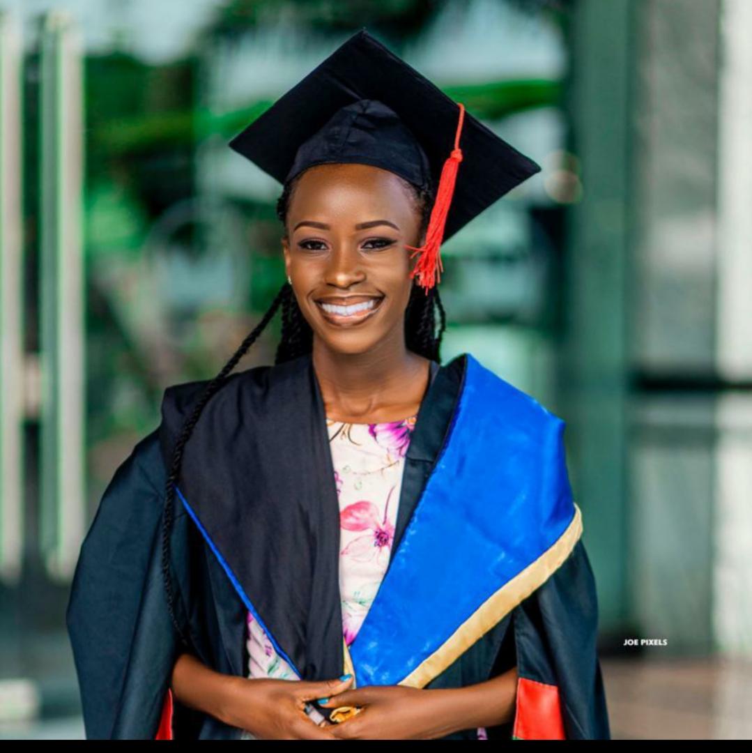 CONGRATULATIONS to <a href="/PeaceNanjerah/">Peace</a> a young female leader from Uganda,who graduated from <a href="/Makerere/">Makerere University</a> with a bachelors of Commerce degree.
Peace is president of <a href="/TheALIorg/">The Amazon Leadership Initiative (TheALI)</a> Pan African Network of Young Female leaders-CEND Caucus,representing Central,Eastern,Northern and Diaspora Africa