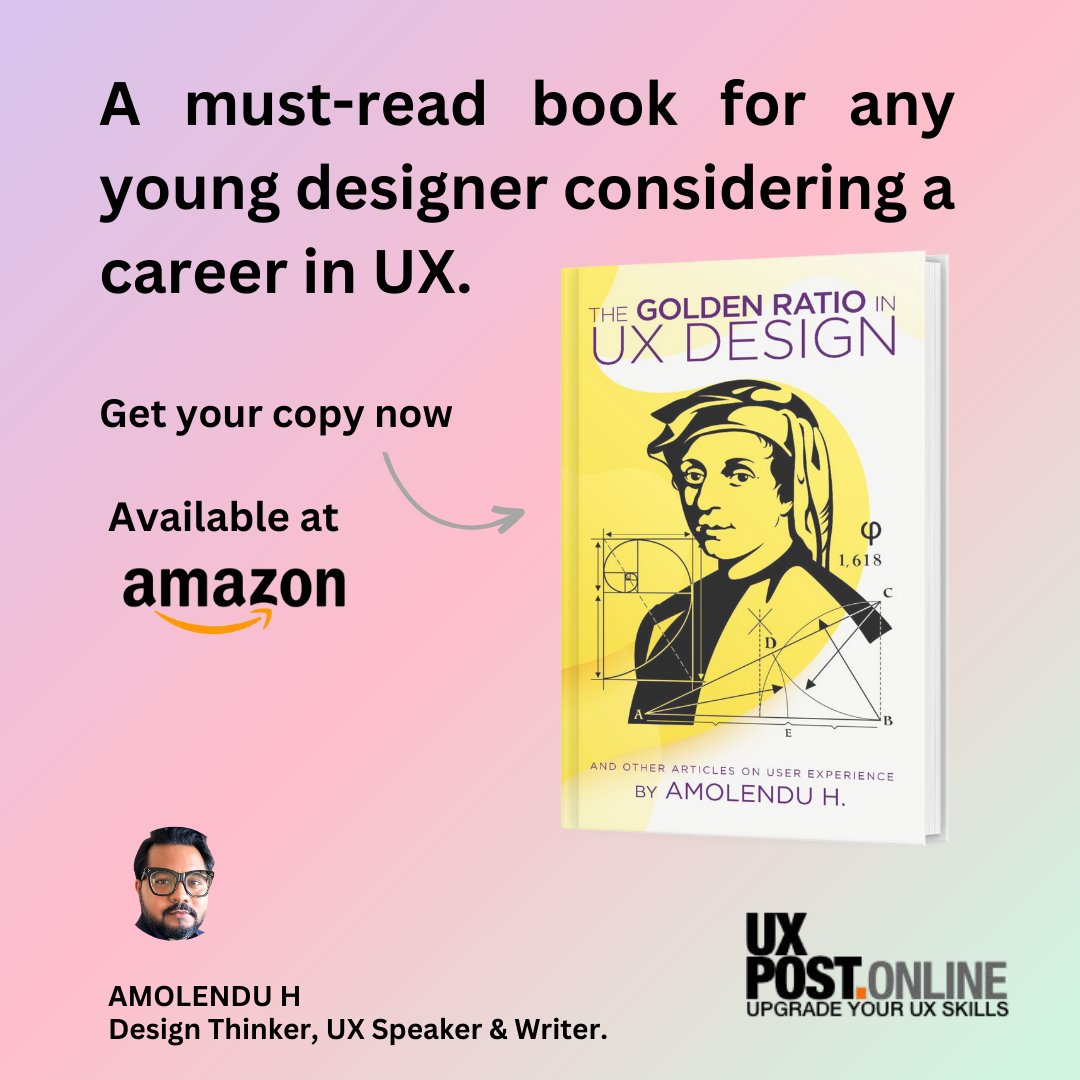 amolendu7's tweet image. The UI/UX design industry is rapidly growing and the next generation of designers are prepared for the opportunities ahead. Learn tips, tricks, and techniques from industry experts.

Grab your copy now at Amazon
amzn.to/3YTGuqE

#wesitedeveloper #websitedevelopment #uiux