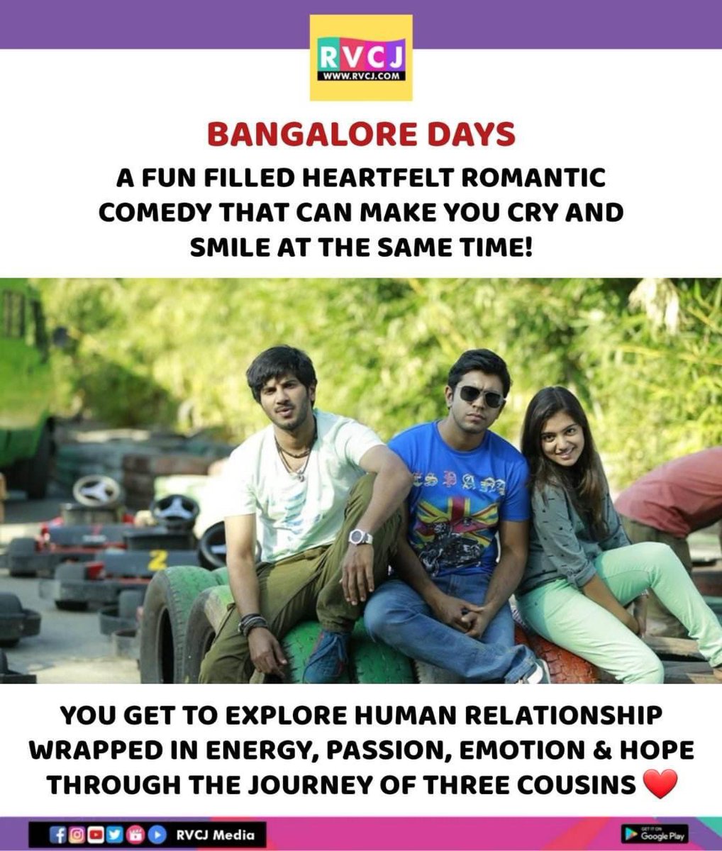 Bangalore Days ♥️ @dulQuer @NivinOfficial @parvatweets @AnjaliMenonFilm @MenenNithya #FahaadhFaasil #NazriyaNazim #DulquerSalmaan #NivinPauly #parvathythiruvothu #Malayalam #Mollywood #rvcjmovies #BangaloreDays