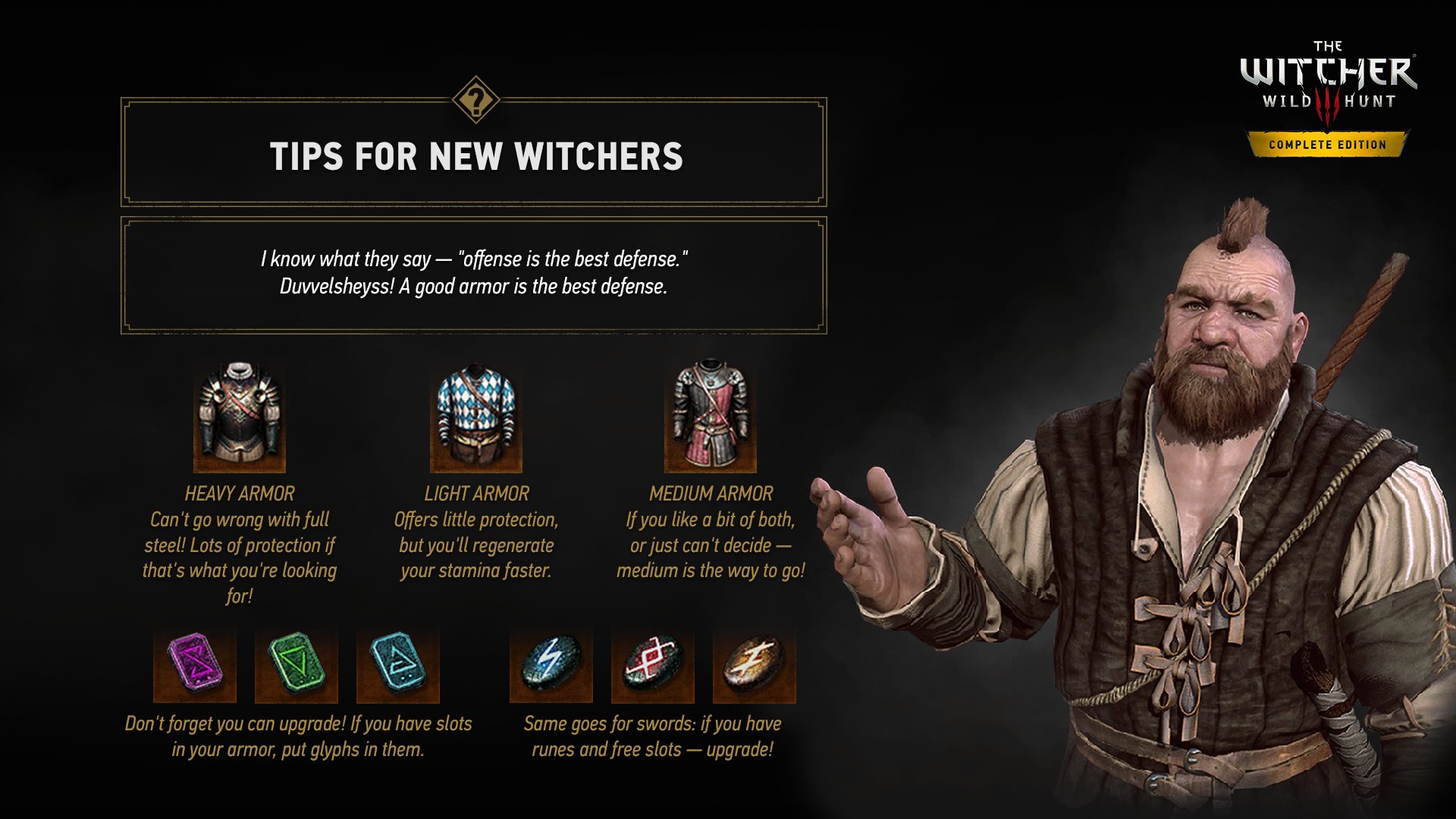 The Witcher on Twitter "Your armor is as important as your swords. Let