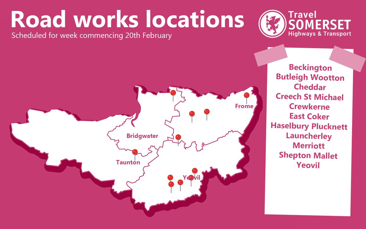 Mendip District Council on Twitter "Works are scheduled in 
