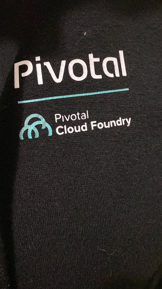 Wearing some old swag tonight #Pivotal :) So many great memories!!