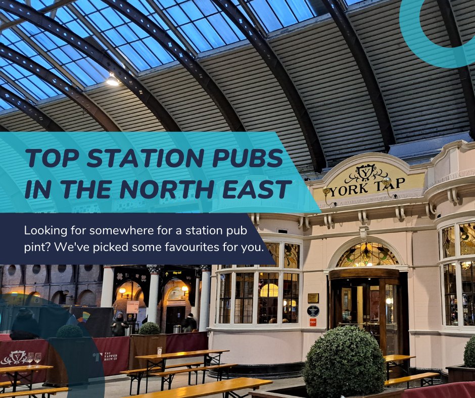 We headed out around the North East and throughout North Yorkshire to find our favourite station pubs. 
Here's our top three. Why not pop in for a pint next time you're passing through?
tinyurl.com/2s443ckf

#visitengland #visitnorthyorkshire #visitnortheastengland