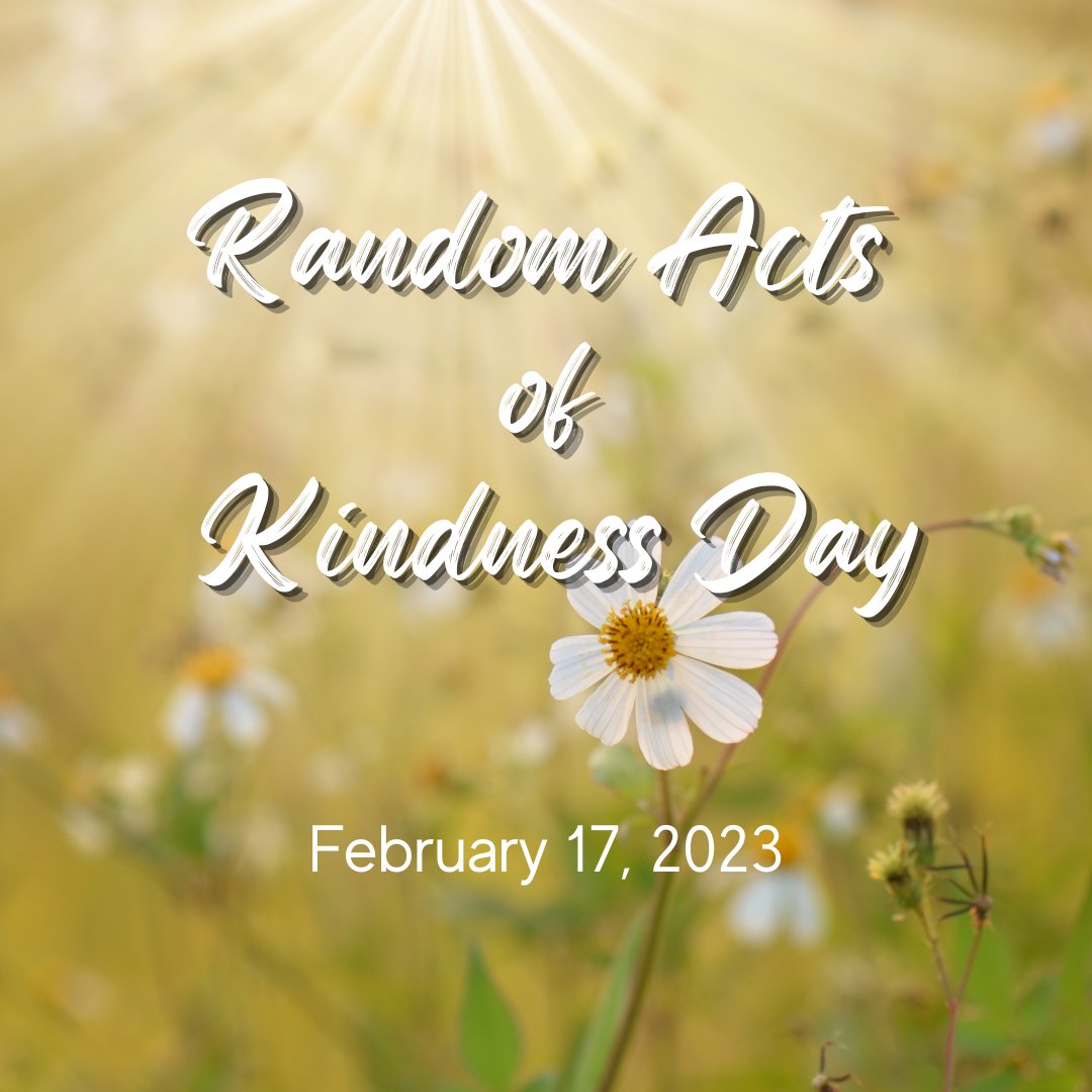 tylerpotterteam's tweet photo. Celebrate the day by sprinkling a little kindness wherever you can.  Even a smile to a stranger can brighten someone's day! https://t.co/tyZhzPzLeI