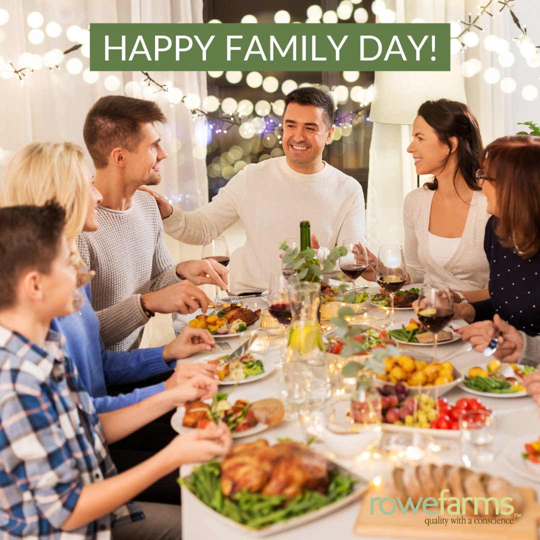 Family is everything—we hope you're spending the day enjoying good food and quality time with your loved ones! Happy Family Day from everyone at Rowe Farms. #toronto #guelph