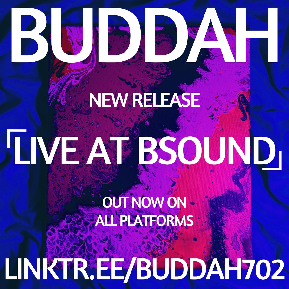 THE LIVE EP IS FINALLY HERE

TELL YOUR FRIENDS NOT TO LISTEN BECAUSE THIS ONE IS ALL YOURS

LINKTR.EE/BUDDAH702
