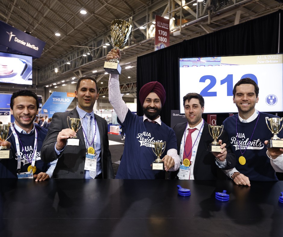 AmerUrological's tweet photo. Who were the victors at last year's Residents Bowl? It was the Mid-Atlantic Section who took home the gold! Who will be crowned champion at #AUA23?  The early-bird deadline is 2/21 - register now! ➡️ https://t.co/M6QOCEogu2 https://t.co/RmYoOBsYp6