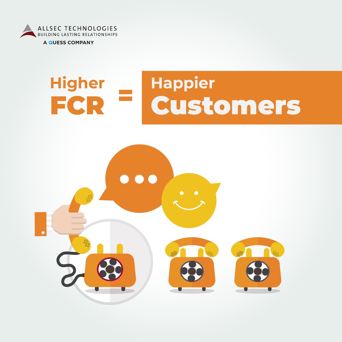 alldigitech's tweet photo. Stronger technical support capabilities enabled our client to increase their FCR rate which in turn resulted in happier customers.
Learn more: https://t.co/dqNZYaxcnc
#AllsecTechnologies #FCR #CustomerSupport #CustomerServiceExperience https://t.co/cMbkXIKHVN