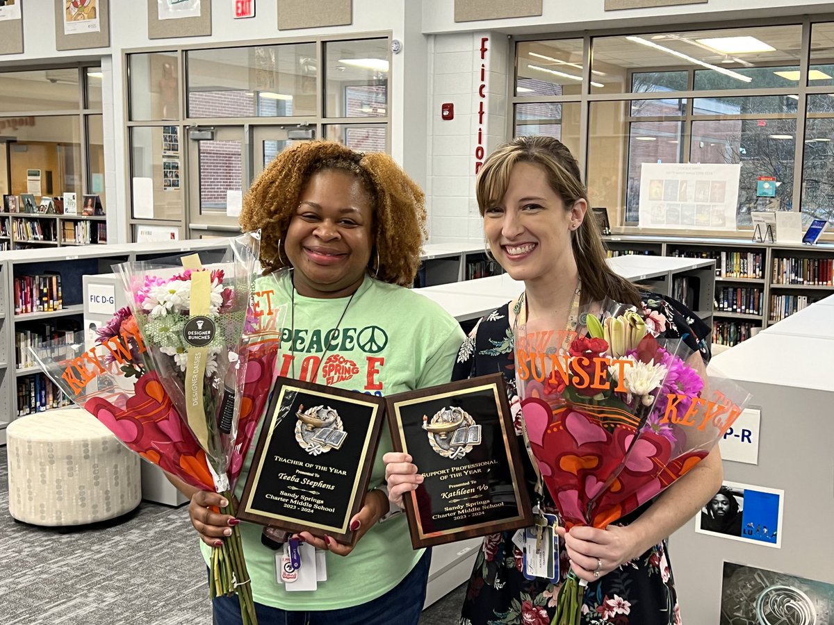 Sandy Springs Charter Middle School - FCS (@sscms_fcs) on Twitter photo Congratulations to our Teacher of the Year, Teeba Stephens (Special Education Teacher), and our Support Professional of the Year, Kathleen Vo (Literacy Coach)! <a href="/alexbatesedu/">Alexandra Bates</a> <a href="/FultonCoSchools/">FultonCountySchools</a> Congratulations to our Teacher of the Year, Teeba Stephens (Special Education Teacher), and our Support Professional of the Year, Kathleen Vo (Literacy Coach)! <a href="/alexbatesedu/">Alexandra Bates</a> <a href="/FultonCoSchools/">FultonCountySchools</a>