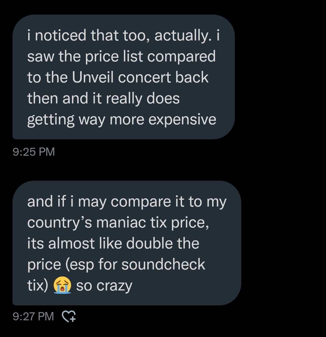 5StarMinbin's tweet photo. From my intl buyer who bought my ticket from me told me this 😭.... https://t.co/qK7yWrslgq