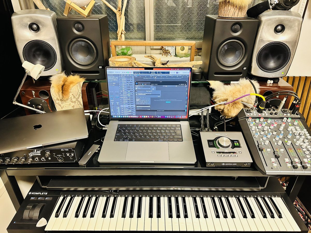 shinya_0820's tweet image. 新MacのPluginインス祭り完了😁
前回はデータ全部移行したけど今回は余計なデータ移行したくなかったので手動で必要なものだけ！
ViennaもMelodyenもwavesも ozoneも BFD3もUVIもNAもUADもメインで使ってるのは全部無事鳴らせた🤩
凄く良いM2 MAX！
96GBでモンスターみたい…🧌
#MacBookPro16
#M2
#MAX