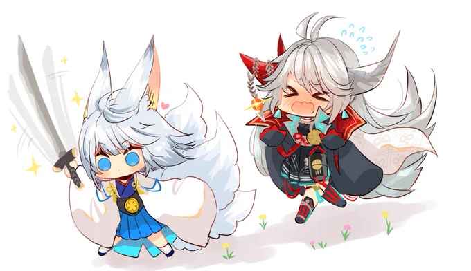 加賀「これは良い刀だ」白龍「ひゃあぁ〜」#アズールレーン 