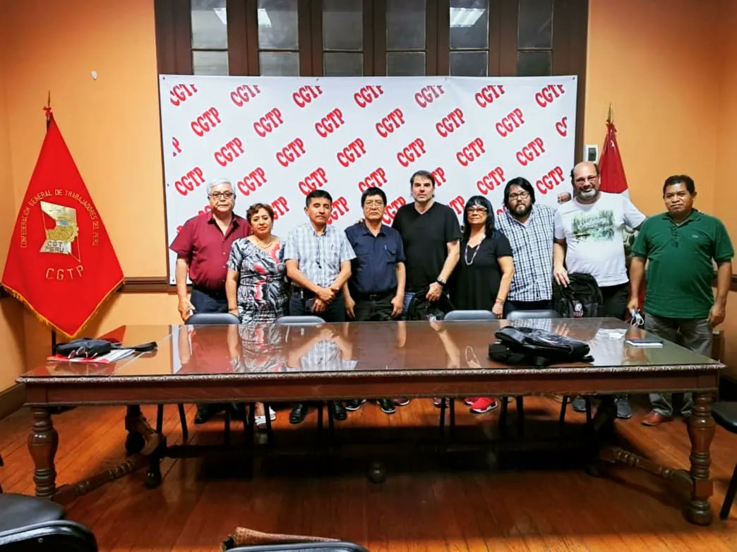 NachoCampora's tweet image. Fuimos a Lima con para conocer a través de distintas organizaciones sindicales y políticas la crisis que transita Perú desde el golpe cívico militar que terminó con la detención de Pedro Castillo en Diciembre de 2022.
#DinaRenunciaYa
#EleccionesGeneralesYa
#NuevaConstitución