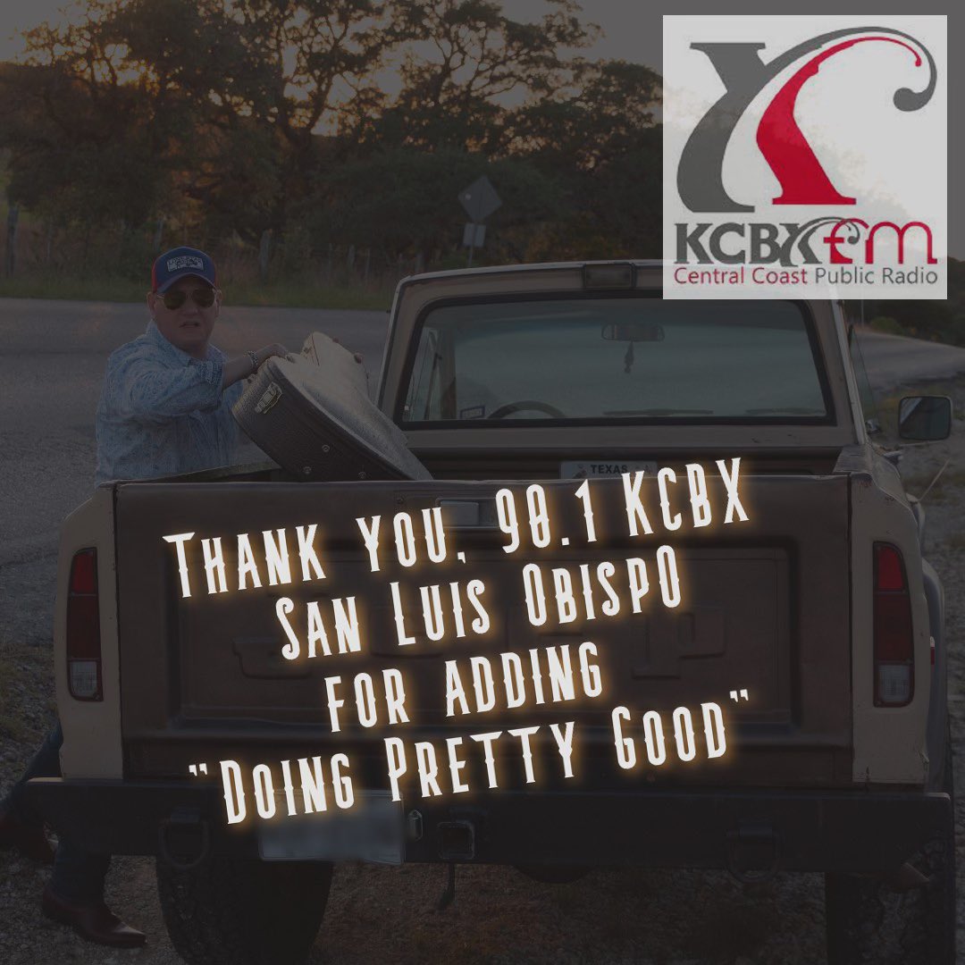 LukeDanielATX's tweet photo. Thank you, Brad Kyle for playing Doing Pretty Good, on your show Across The Tracks!

#lukedanielatx #texasmusic #rocknrollamericana  #dpg4pwt #edgewatermusicgroup  #americanamusic #sonyorchard https://t.co/4iaUJu84ZR