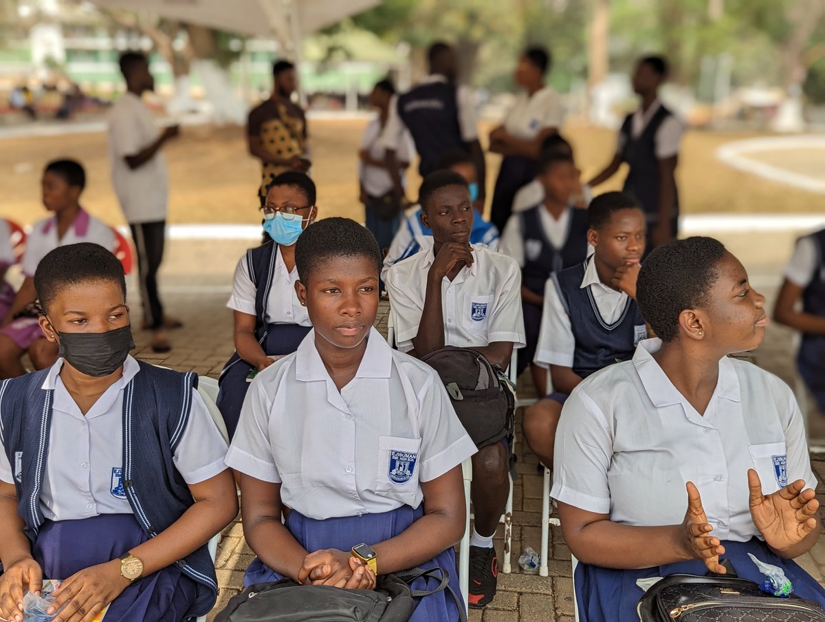 afsts_knust's tweet photo. [ KNUST FOOD FESTIVAL '23 ]
As part of our invited audience , we have present three senior schools 

- KNUST SHS
- EJISUMAN SHS
- EJISU SHTS

#KNUSTFoodFest #afststothewiase https://t.co/0e1qG8BPLW