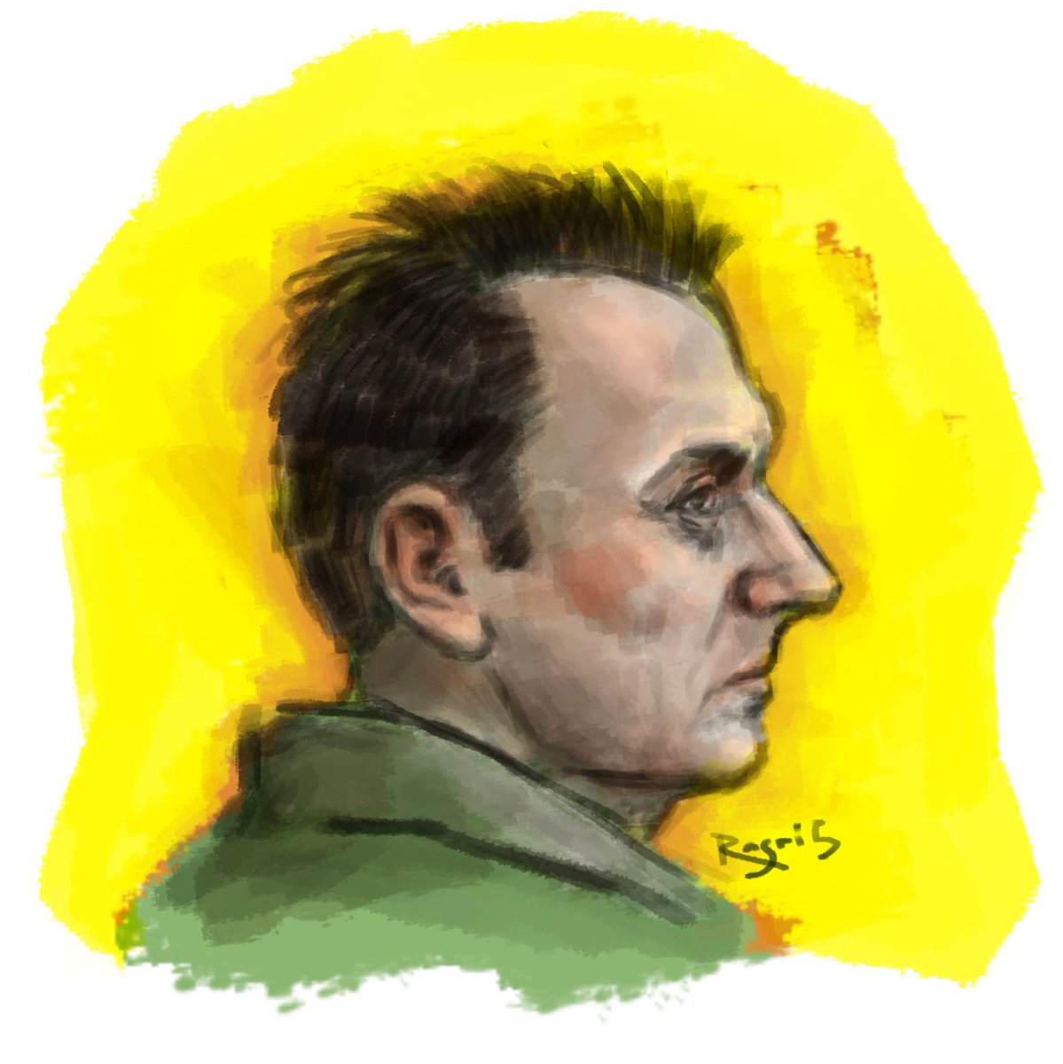 rag_ris's tweet image. Portrait of #BenjaminLinus from #LOST TV series played by Michel Emerson