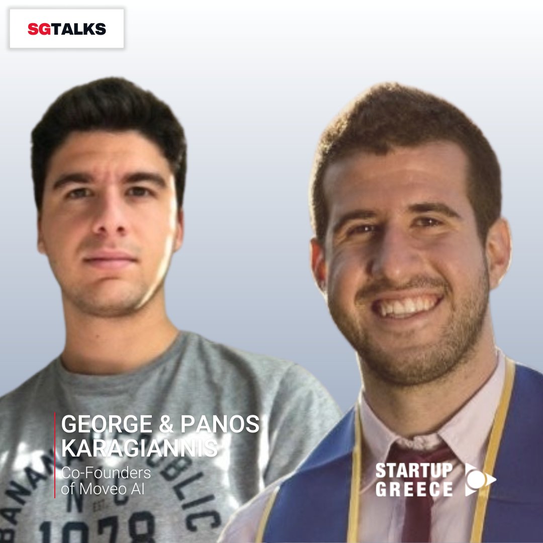 With the dream to revolutionize how customer support is done and to become the best customer support AI company in the field, brothers <a href="/geokara001/">George Karagiannis</a> &amp; <a href="/panoskaragia/">Panos Karagiannis</a> co-founded <a href="/Moveoai/">Moveo.AI</a>! 
👉bit.ly/SGTalk57
#SGTalks #startupgreece #AItech #customersupportservices