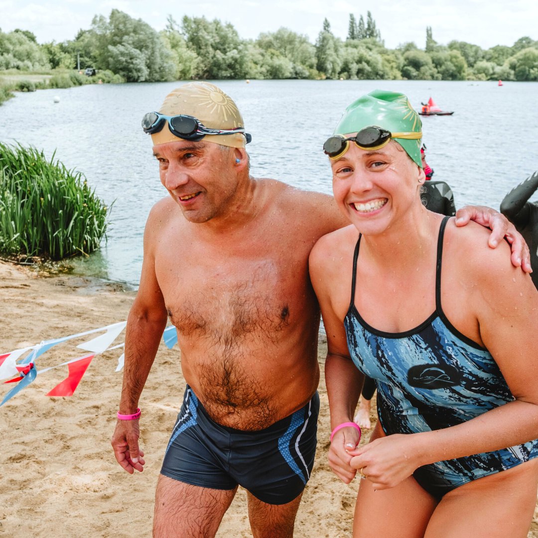 Mark Critchlow is registered severe sight impaired. Other swimmers stepped in to guide him around the lake at Shepperton. Because everyone should have the opportunity to learn to swim and fall in love with the water. Our 24hr swims are open to EVERYBODY over the age of 14.