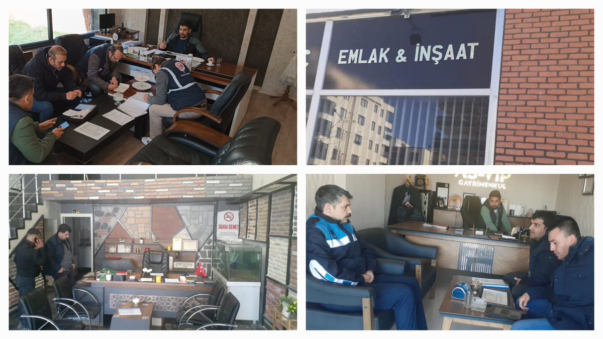 UrfaValiligi's tweet photo. 🔴Ticaret İl Müdürlüğü koordinesinde, ekiplerimizce emlak ofislerine yapılan denetimlerde bugün;

📌1️⃣5️⃣ emlak ofisi denetlendi,
📌toplamda 7️⃣ emlak ofisine idari para cezası uygulandı.

Fahiş kira artışlarına yönelik denetimlerimiz ivedilikle devam edecektir. https://t.co/P3VnV87G6B