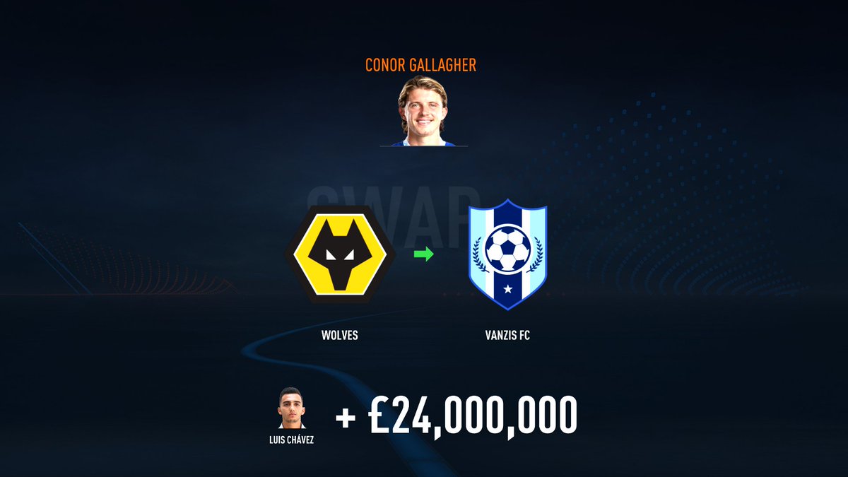 VanzisFC's tweet photo. Chavez was a good player for our team but since he's habit is to play in the second league then not for us that's seriously now.
Gallagher is 26 years old that can make our life easier! https://t.co/2D4oCUNAkP
