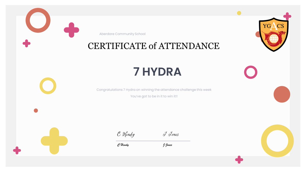 Congratulations to 7 Perseus & Hydra this week's attendance award winners! #teamwork #success #AberdareCommunitySchool @AberdareSchool @ACS_science @SteffanWillia14 @MrJJonesCS @ACSEnglishDept @DT_ACS @ACSGeography @ACS_RE @ACSMusicDpt