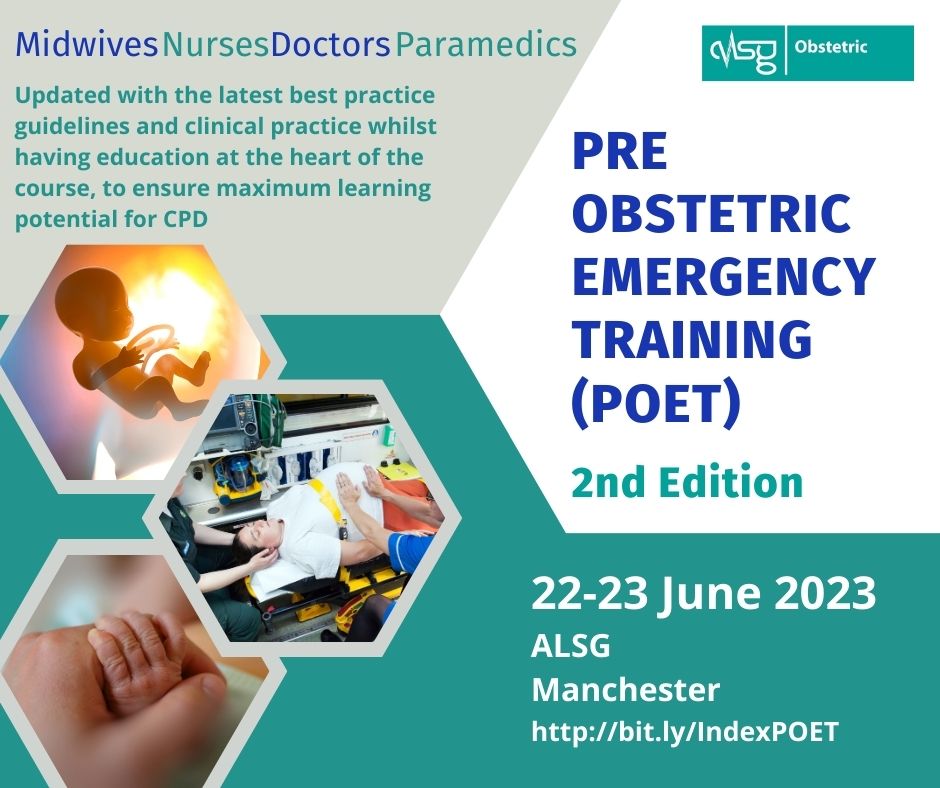 Places available! Learn to identify and manage time-critical obstetric emergencies in the pre-hospital setting, saving the lives of the mother and fetus. Why not join us on our June course; book here: bit.ly/IndexPOET <a href="/RCObsGyn/">RoyalCollegeObsGyn</a> <a href="/MidwivesRCM/">Royal College of Midwives 💙</a> <a href="/ParamedicsUK/">College of Paramedics</a> <a href="/theRCN/">The RCN</a>