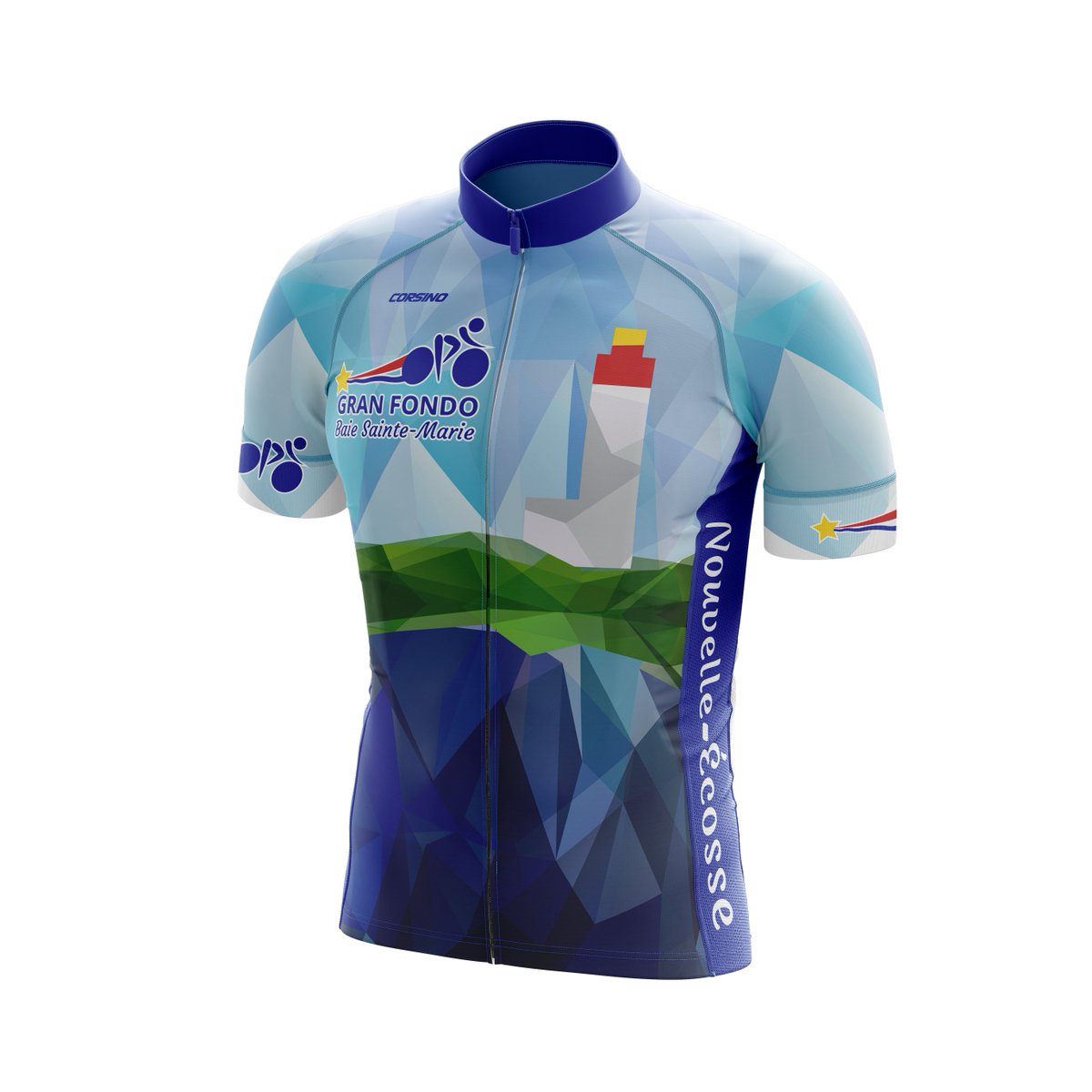 Voici notre #GranFondo maillot 2023! 🚲😍🚲 Le maillot avec fermeture éclair ou T-shirt de sport de marque Corsino. Coupe confort. XS à 6XL. Pour de plus amples renseignements et les tableaux des grandeurs, visitez: granfondobaiesaintemarie.ca/cout